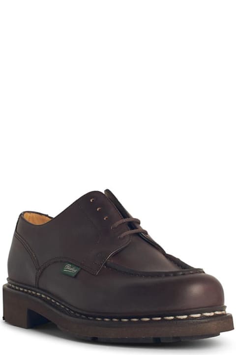 メンズ Parabootのレースアップシューズ Paraboot 'chambord' Brown Leather Scarpa