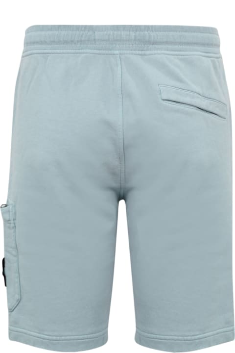 Pants for Men Stone Island Fleece Bermuda Shorts