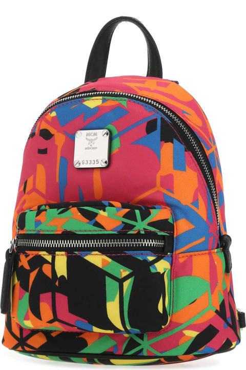 メンズ新着アイテム MCM Printed Nylon Backpack