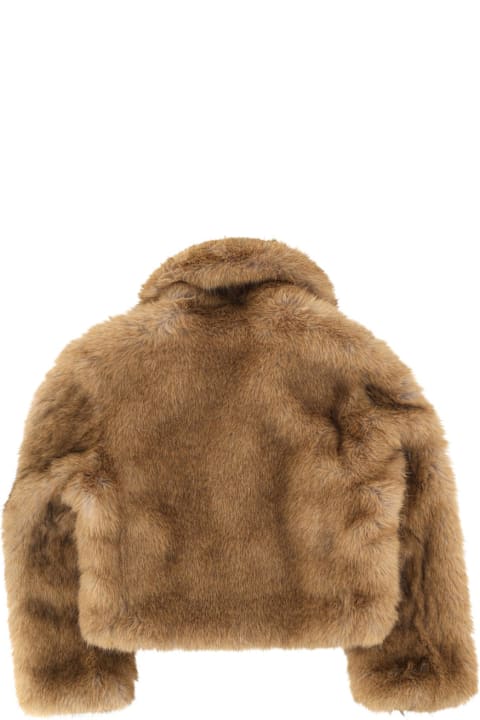 MSGM for Kids MSGM Eco Fur Jacket