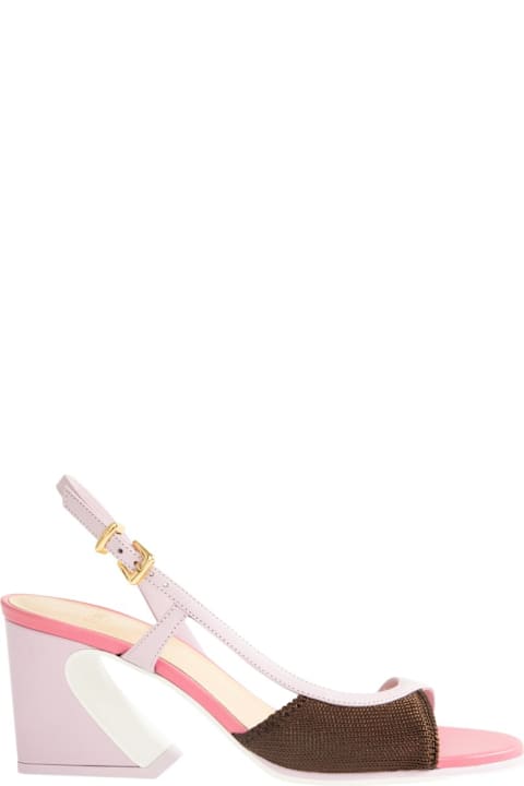 Fendi Arco Leather Pumps