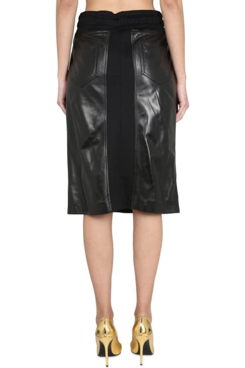 【送料&関税込】Tom Ford Drawstring Leather Midi Skirt Tom Ford Drawstring Leather Midi Skirt | italist
