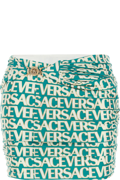 ウィメンズ Versaceのウェア Versace 'versace Allover' Capsule La Vacanza Skirt