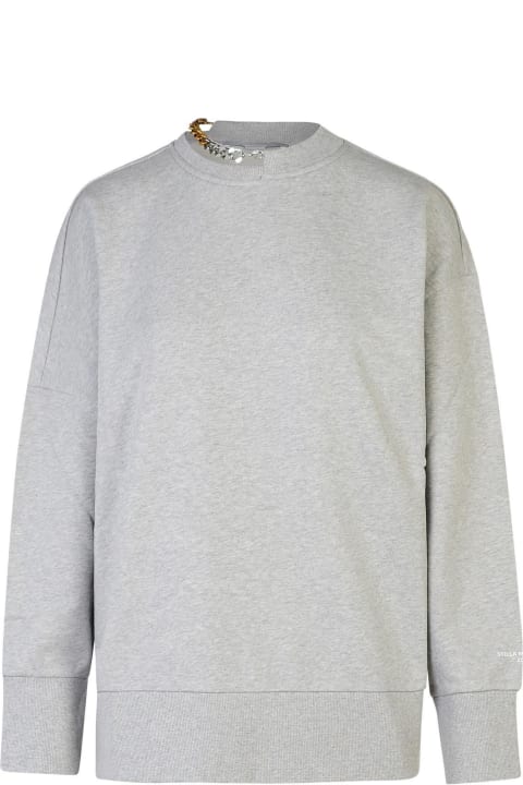 Stella McCartney Fleeces & Tracksuits for Women Stella McCartney Chain Detailed Crewneck Sweatshirt