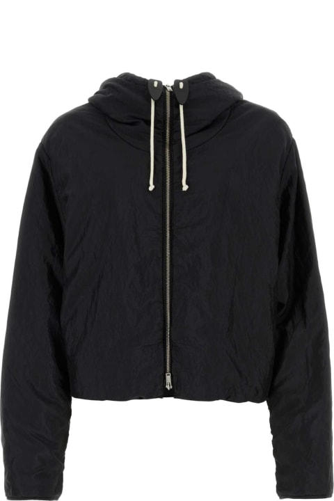 Jil Sander Coats & Jackets for Women Jil Sander Black Nylon Blend Sweatshirt