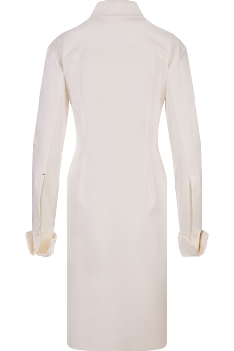 Fashion for Women SportMax White Felino Shirt Dress