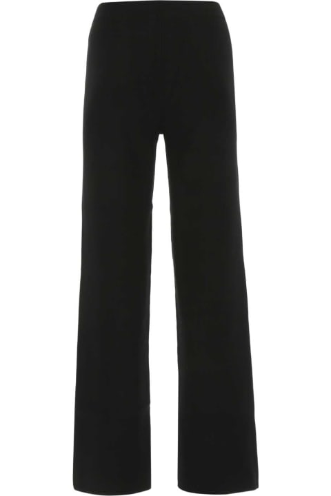 Max Mara Studio Pants & Shorts for Women Max Mara Studio Black Viscose Blend Nicia Pant