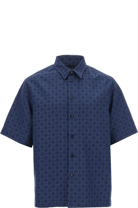 Givenchy for Men Givenchy Monogram 72 Glossy Denim Shirt