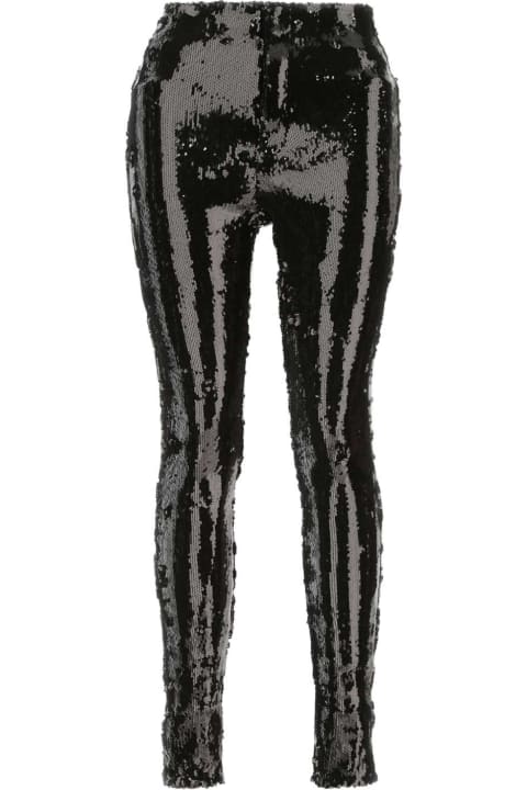 Pants & Shorts for Women Isabel Marant Black Sequins Madilio Pant