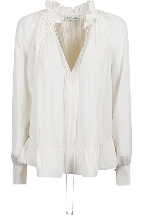 Lanvin ملابس علوية لـ السيدات Lanvin Ruffled Blouse