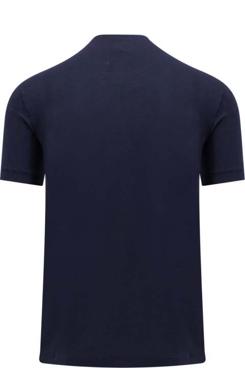 Giorgio Armani for Men Giorgio Armani Dark Blue Viscose T-shirt