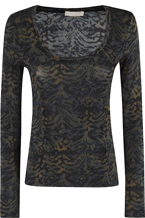 Ulla Johnson for Kids Ulla Johnson Aris Jersey Long Sleeve U Neck Top