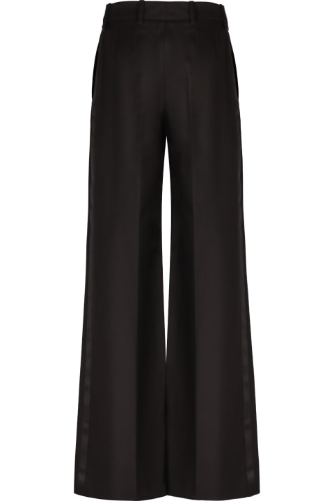 Nina Ricci سراويل طويلة وقصيرة لـ السيدات Nina Ricci High-waist Wide-leg Trousers