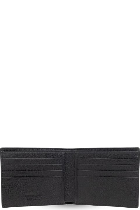 メンズ Giorgio Armaniの財布 Giorgio Armani Leather Wallet