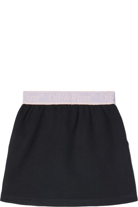 Off-White Bottoms for Girls Off-White Sports Skirt With Bookish Logo