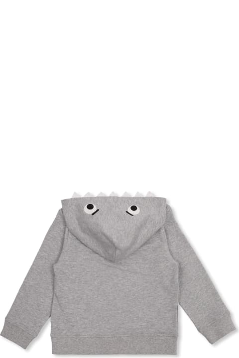 Stella McCartney Kids Clothing for Baby Boys Stella McCartney Kids Stella Mccartney Kids Hoodie With Shark Motif