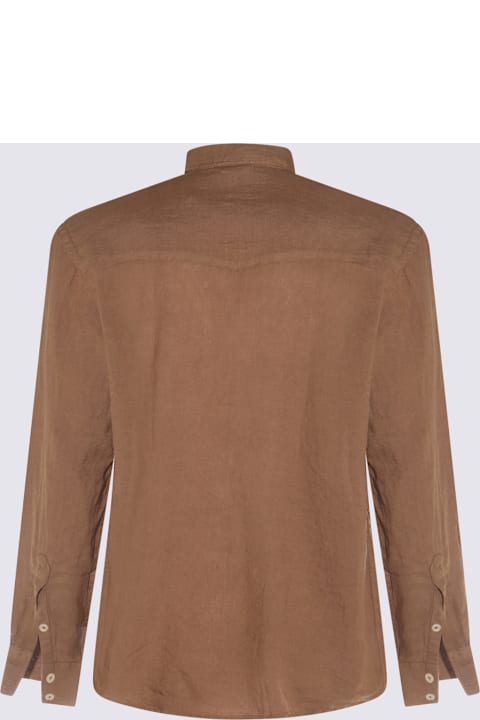 Altea Clothing for Men Altea Biscuit Linen Shirt