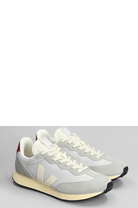 أدوات منزلية Veja Rio Branco Ii Sneakers In Grey Suede And Fabric