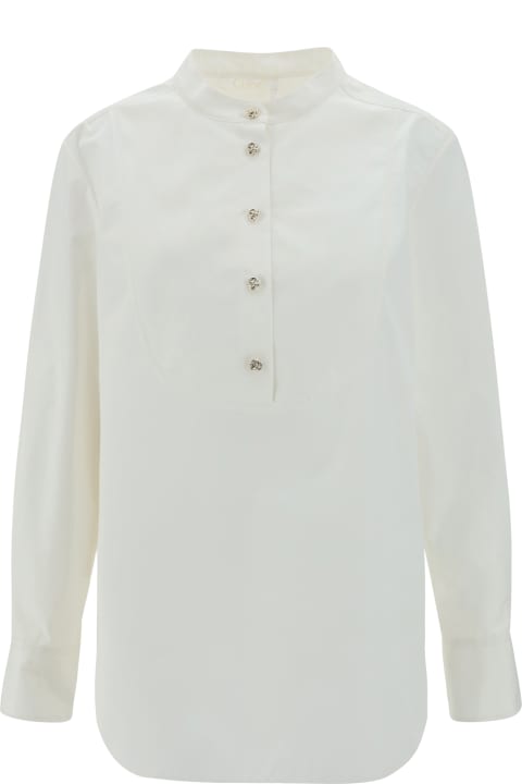 Chloé for Women Chloé Cotton Tuxedo Shirt