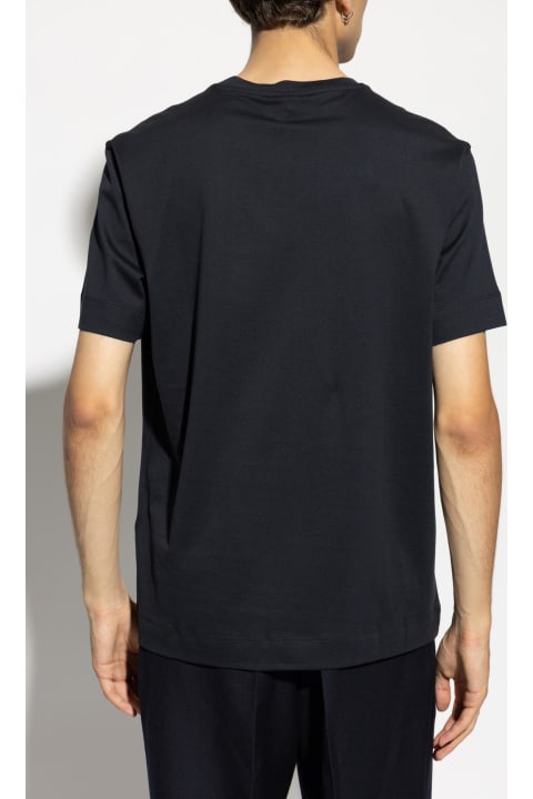 Emporio Armani Topwear for Men Emporio Armani Emporio Armani T-shirt From The Sustainability Collection