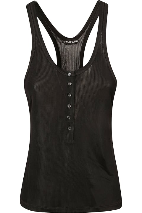 Tom Ford Clothing for Women Tom Ford Lustrous Microrib Jersey Tank Top