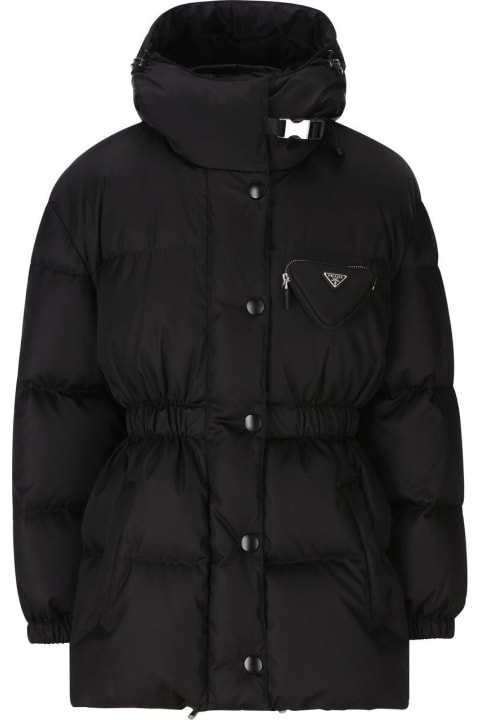 Prada Coats & Jackets for Women Prada Padded Hooded Coat