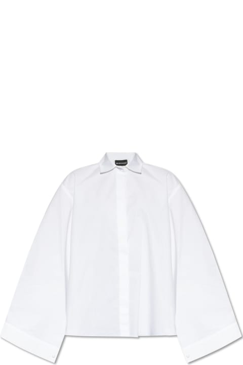 ウィメンズ新着アイテム Emporio Armani Emporio Armani Oversize Cotton Shirt