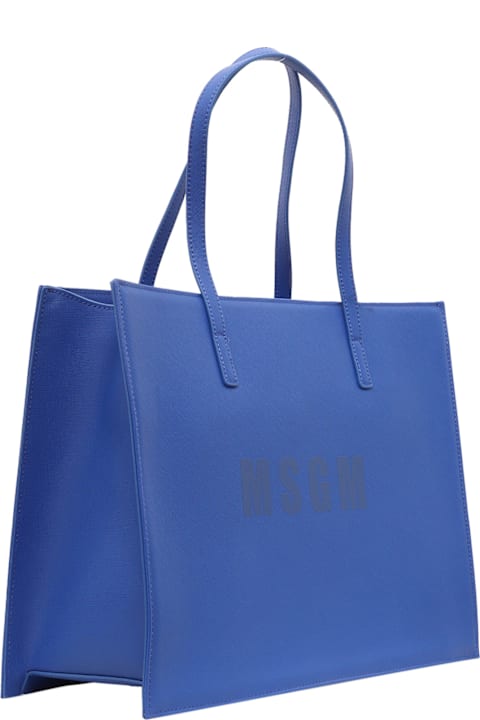 Accessories & Gifts for Girls MSGM Eco-leather Midi Bags Girl Royal