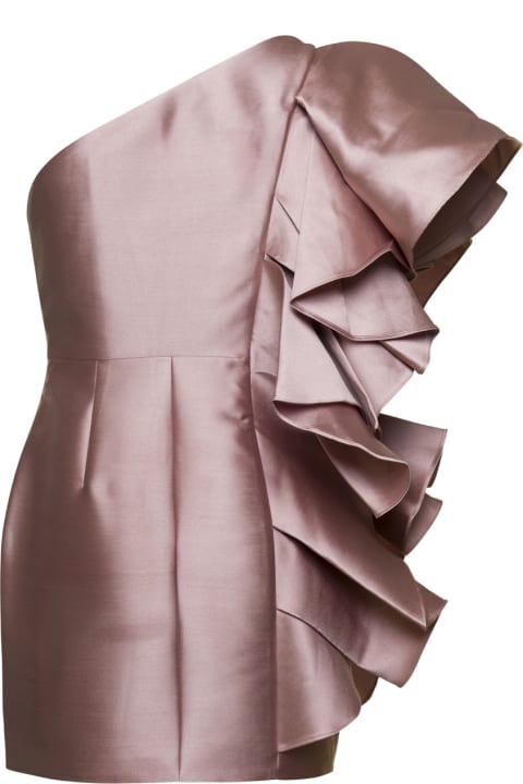 Fashion for Women Solace London Io Mini Dress In Ultra Pink Twill