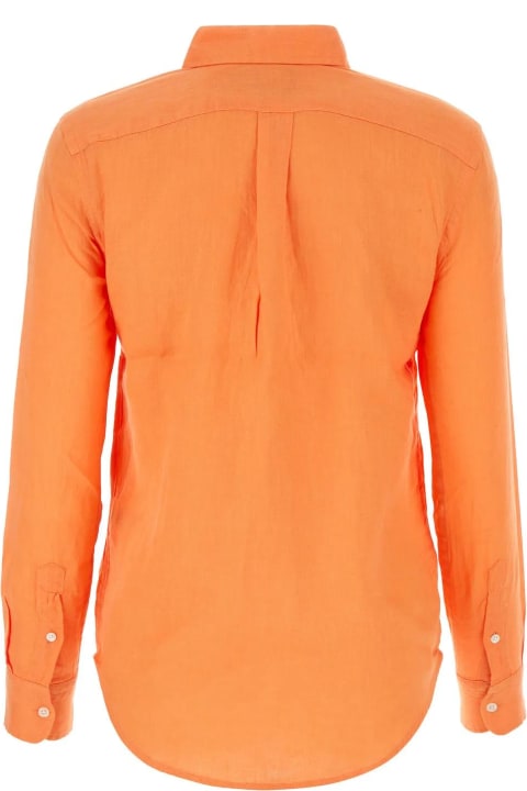 Ralph Lauren Topwear for Women Ralph Lauren Orange Linen Shirt