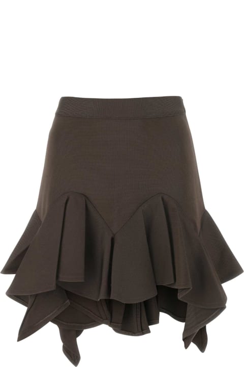 Givenchy Women Givenchy Brown Viscose Skirt