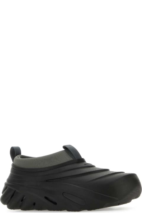 Crocs Sneakers for Men Crocs Black Rubber Echo Storm Slip Ons