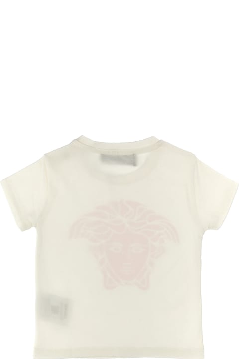 Versace Topwear for Baby Girls Versace Logo Print T-shirt