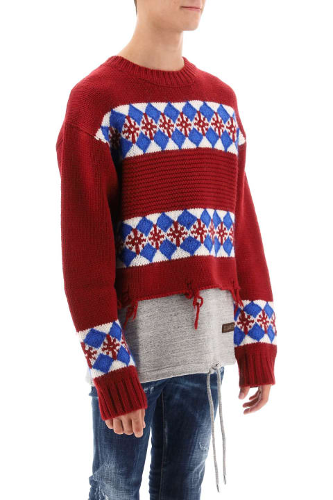 メンズ ニットウェア Dsquared2 Jacquard Sweater
