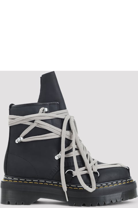 Rick Owens x Dr. Martens Leather Boots
