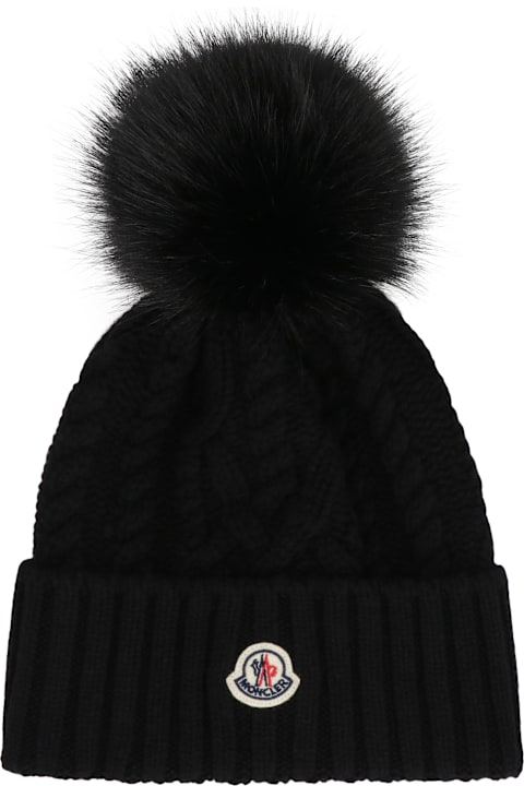 Fashion for Women Moncler Ribbed Pom-pom Beanie