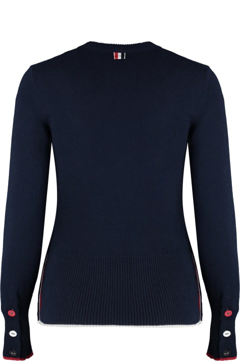 Thom Browne Sweaters for Women Thom Browne Virgin Wool Crew-neck Sweater