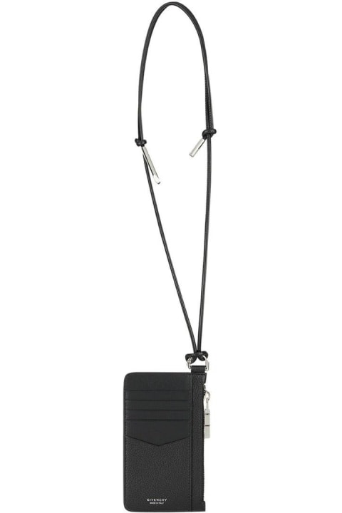 Givenchy Menのセール Givenchy Strapped Zipped Card Holder