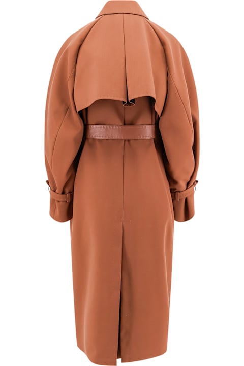 Max Mara Coats & Jackets for Women Max Mara Cosimo Oversize Wool Blend Coat With Water Repellent Effect