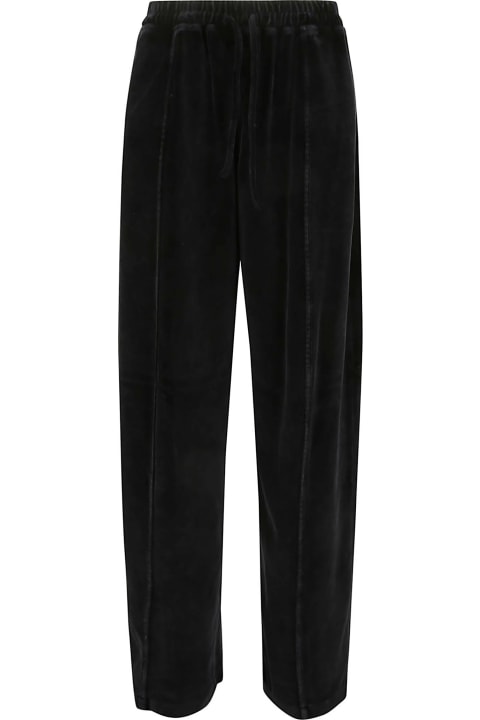 Fashion for Women T by Alexander Wang Apple Logo Articulated Pull On Track Pant
