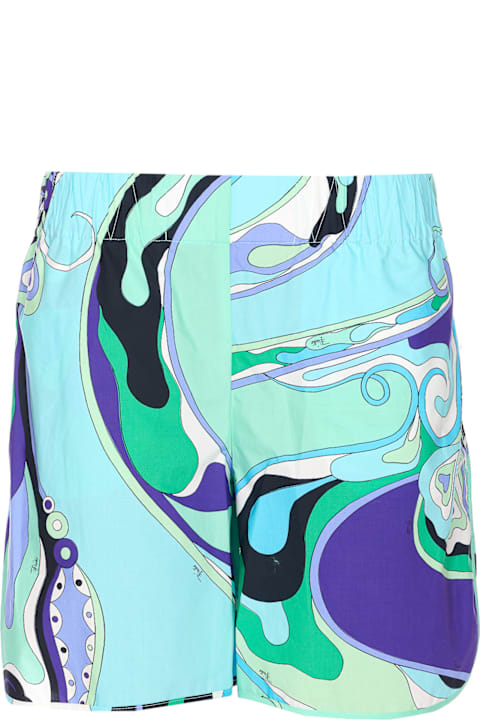 Pucci Pants & Shorts for Women Pucci Orchidee Print Shorts