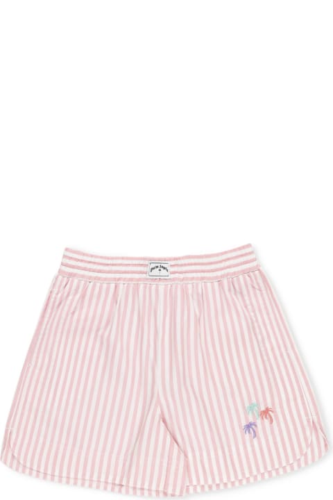 Fashion for Kids Palm Angels Striped Shorts