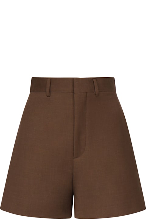 Nineminutes Clothing for Women Nineminutes Tailored Cool Wool Shorts