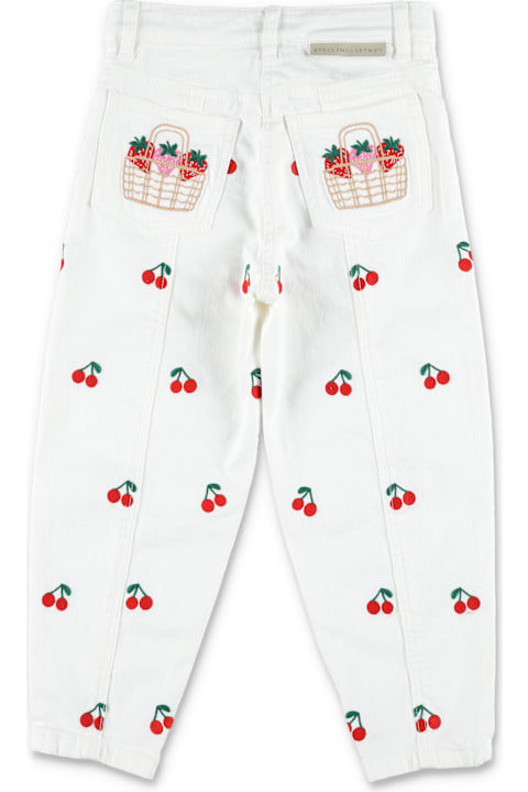 أدوات منزلية Stella McCartney Kids Kid - Cherry Embroidered Jeans