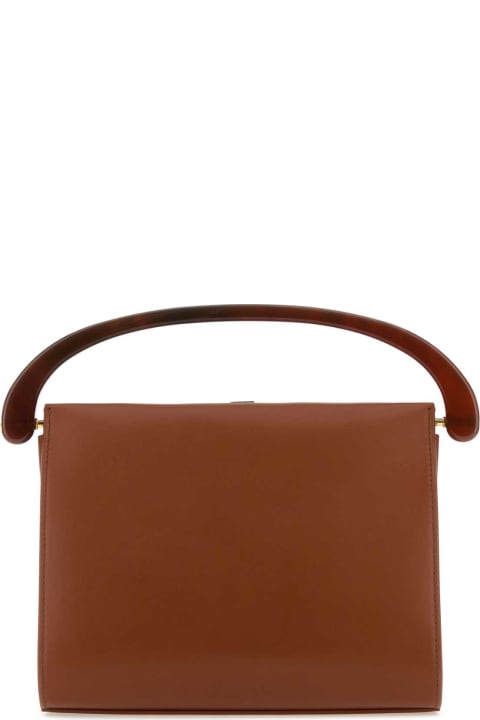Homeware Dries Van Noten Caramel Leather Handbag