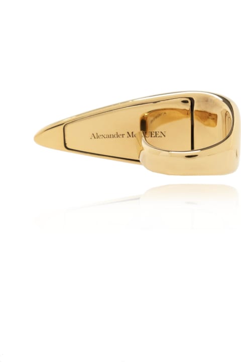 Rings for Women Alexander McQueen Alexander Mcqueen Brass Ring
