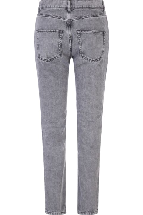 Jeans for Women Isabel Marant Woman Vikira Jeans In Grey Denim