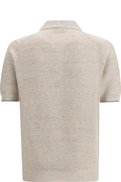 Homeware Brunello Cucinelli Cotton Polo Sweater