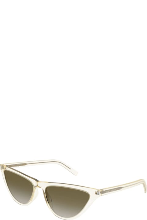 Homeware Saint Laurent Eyewear Sl 550 Slim005 Yellow Yellow Brown