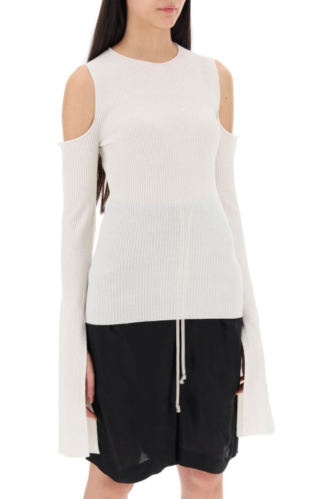 Sweaters for Women Rick Owens Sweater With Cut-out Shoulders